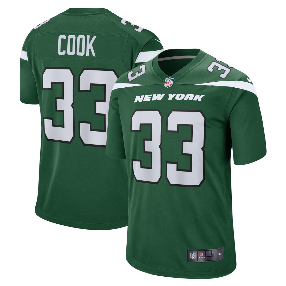 Dalvin Cook New York Jets green Game jersey