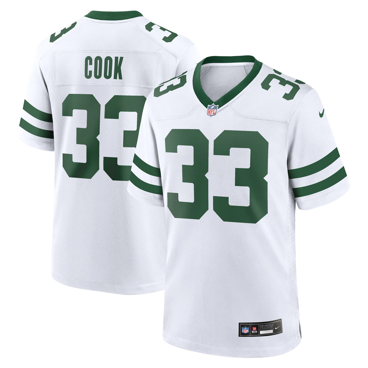 Dalvin Cook New York Jets white jersey