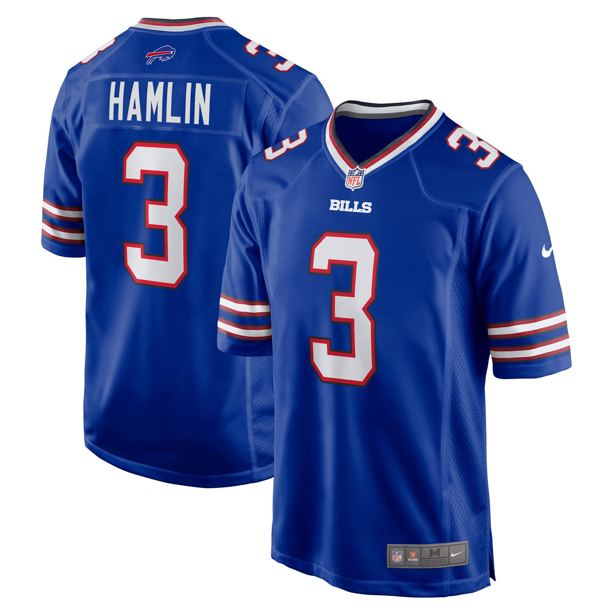 Damar Hamlin Buffalo Bills royal Game jersey