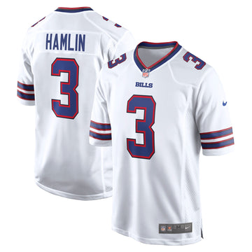 Damar Hamlin Buffalo Bills white jersey