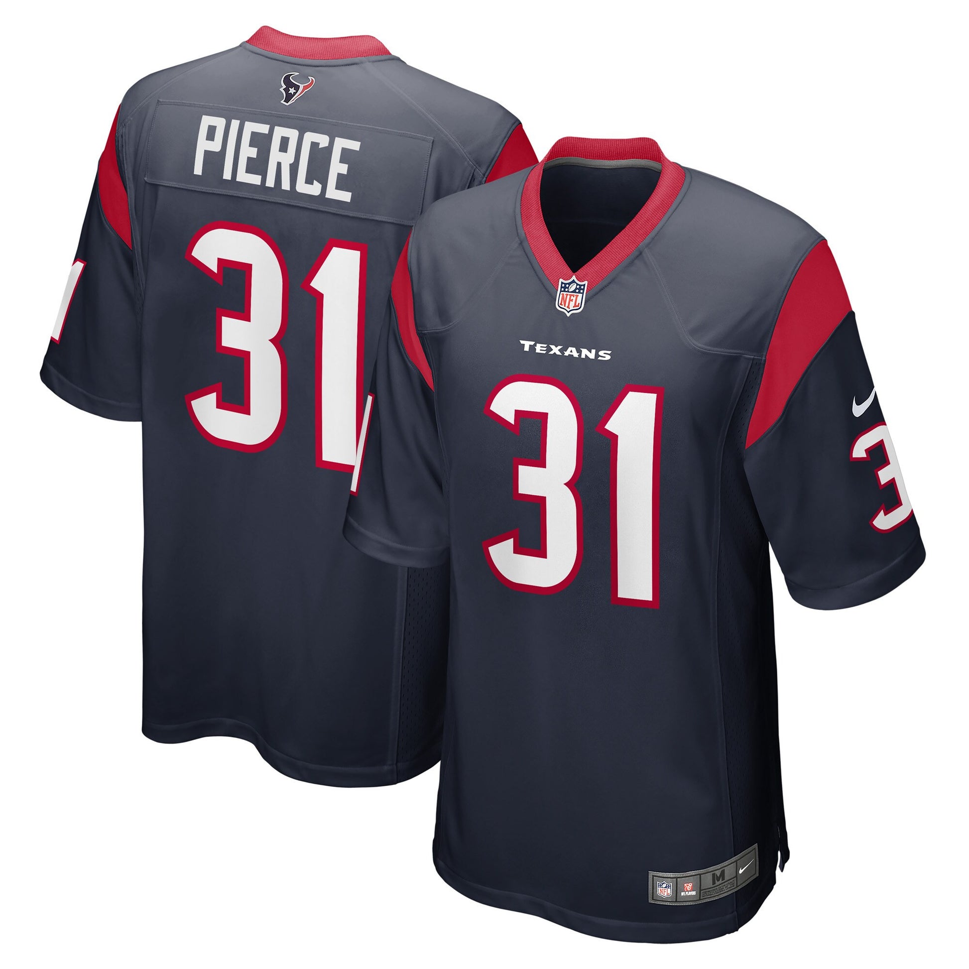 Dameon Pierce Houston Texans navy Game jersey