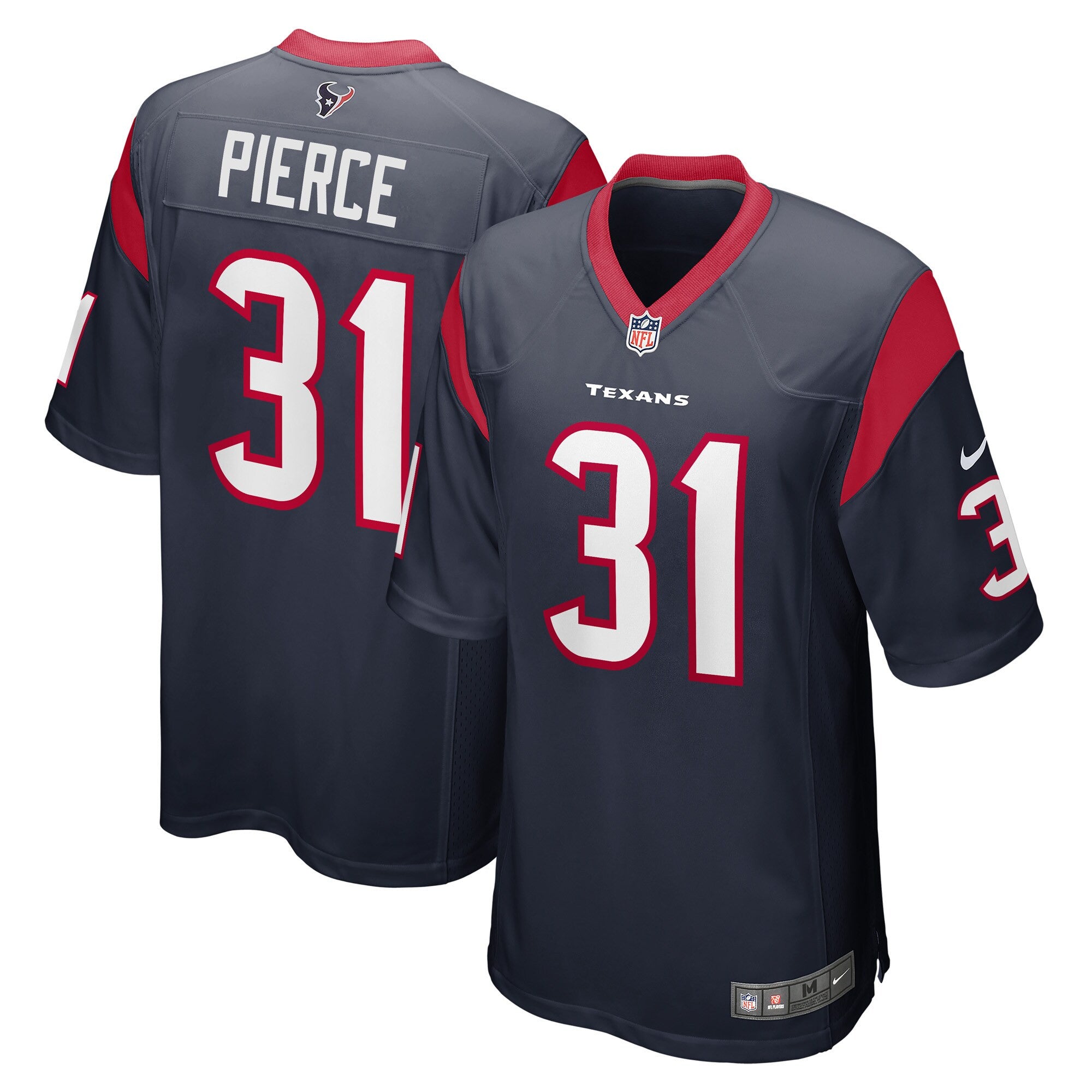 Dameon Pierce Houston Texans navy Game jersey