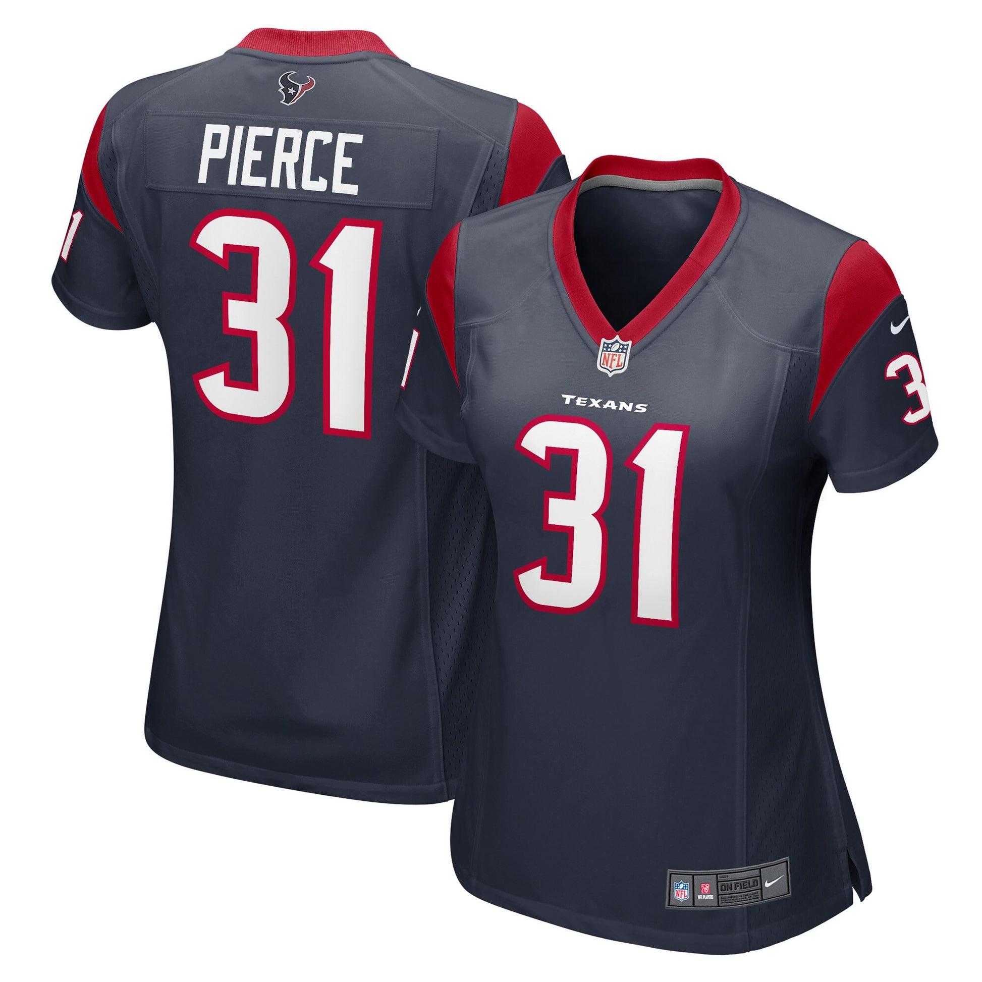 Dameon Pierce Houston Texans navy Game jersey