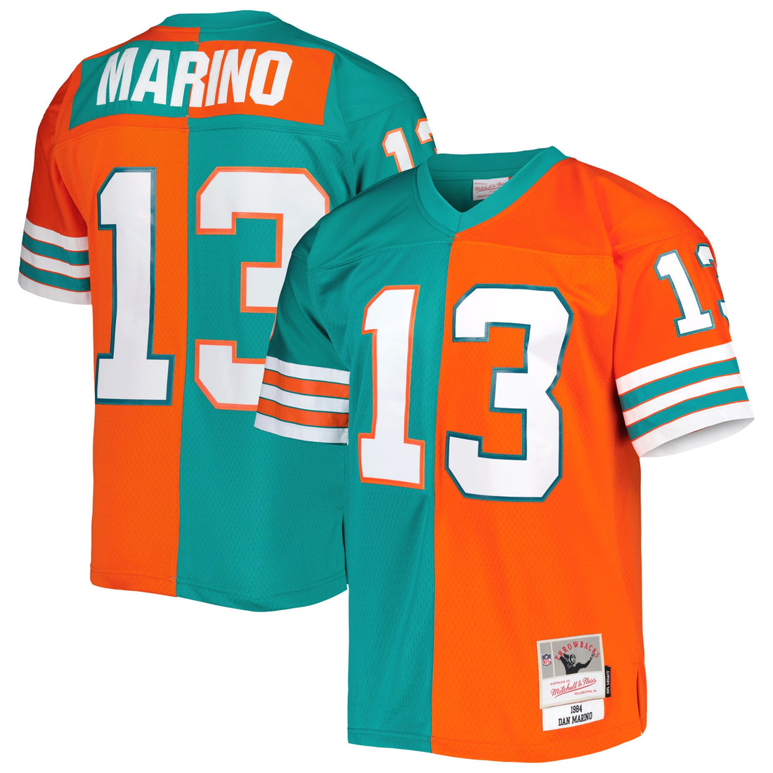 Dan Marino Miami Dolphins aqua Split jersey