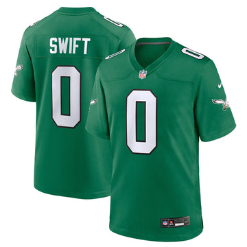D'andre Swift Philadelphia Eagles green jersey