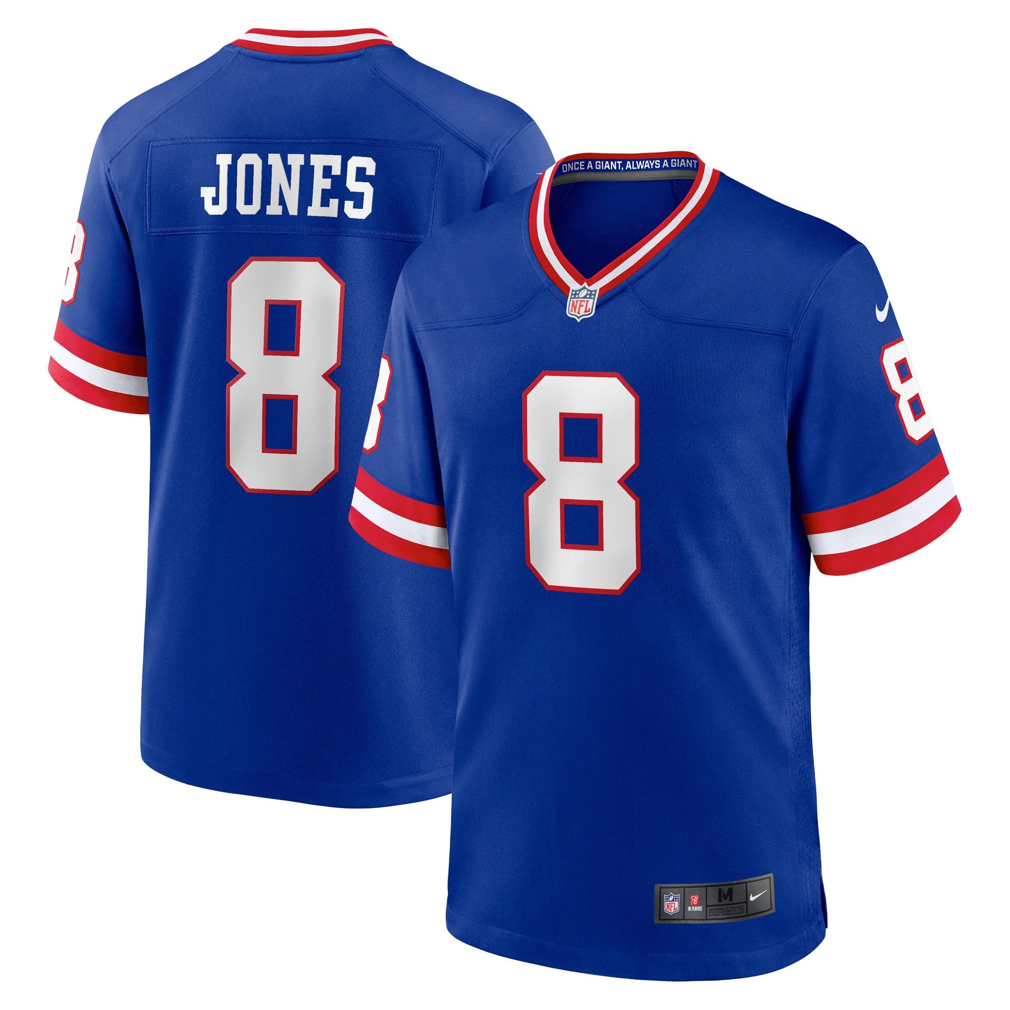 Daniel Jones New York Giants royal Classic jersey