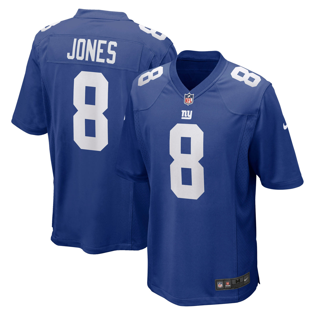 Daniel Jones New York Giants royal jersey