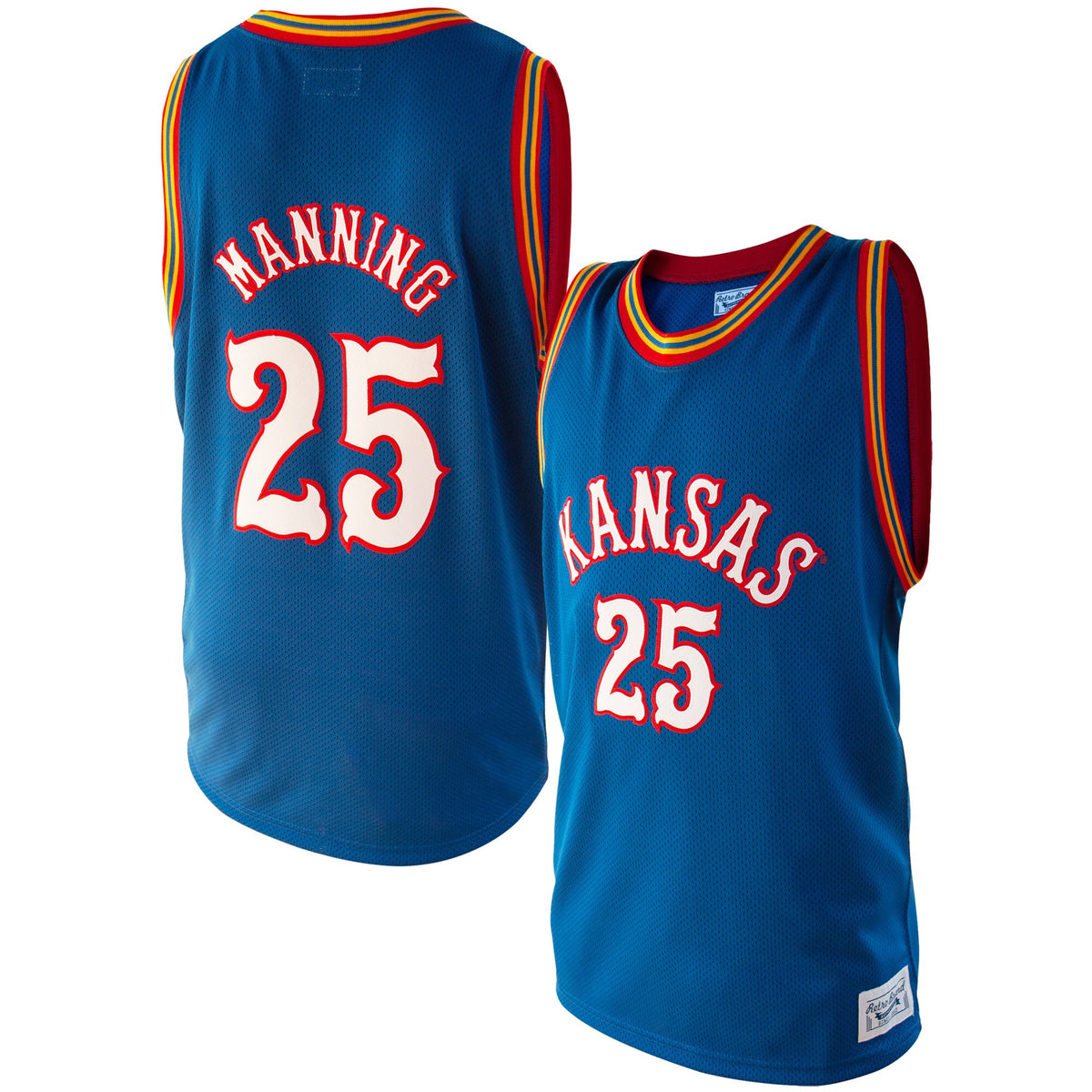 Danny Manning Original Kansas Jayhawks royal Retro jersey