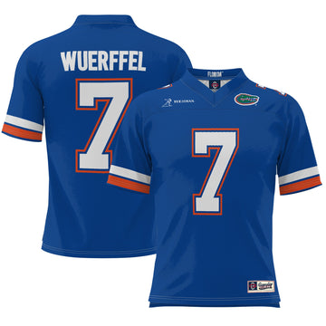 Danny Wuerffel Heisman Florida Gators royal jersey