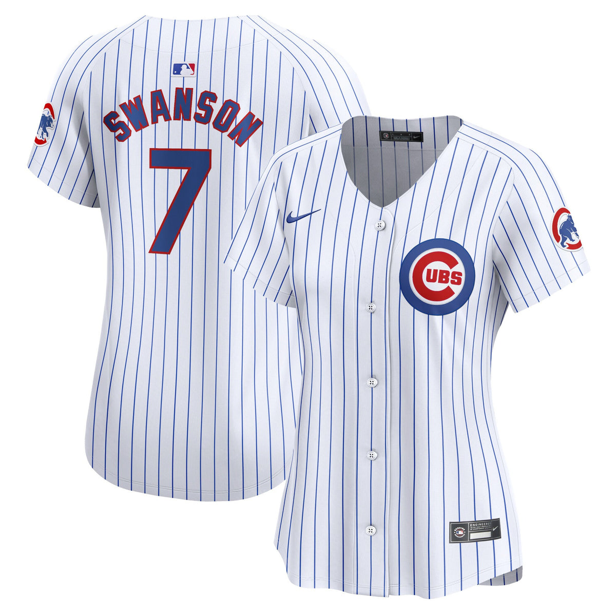 Dansby Swanson Chicago Cubs white Limited jersey