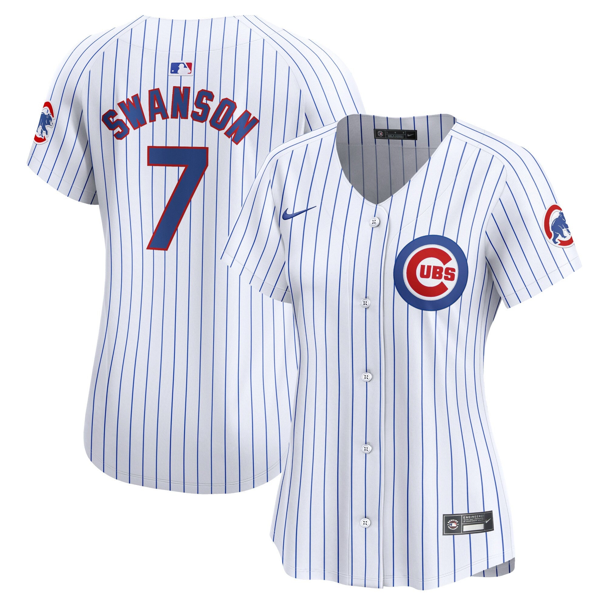 Dansby Swanson Chicago Cubs white Limited jersey