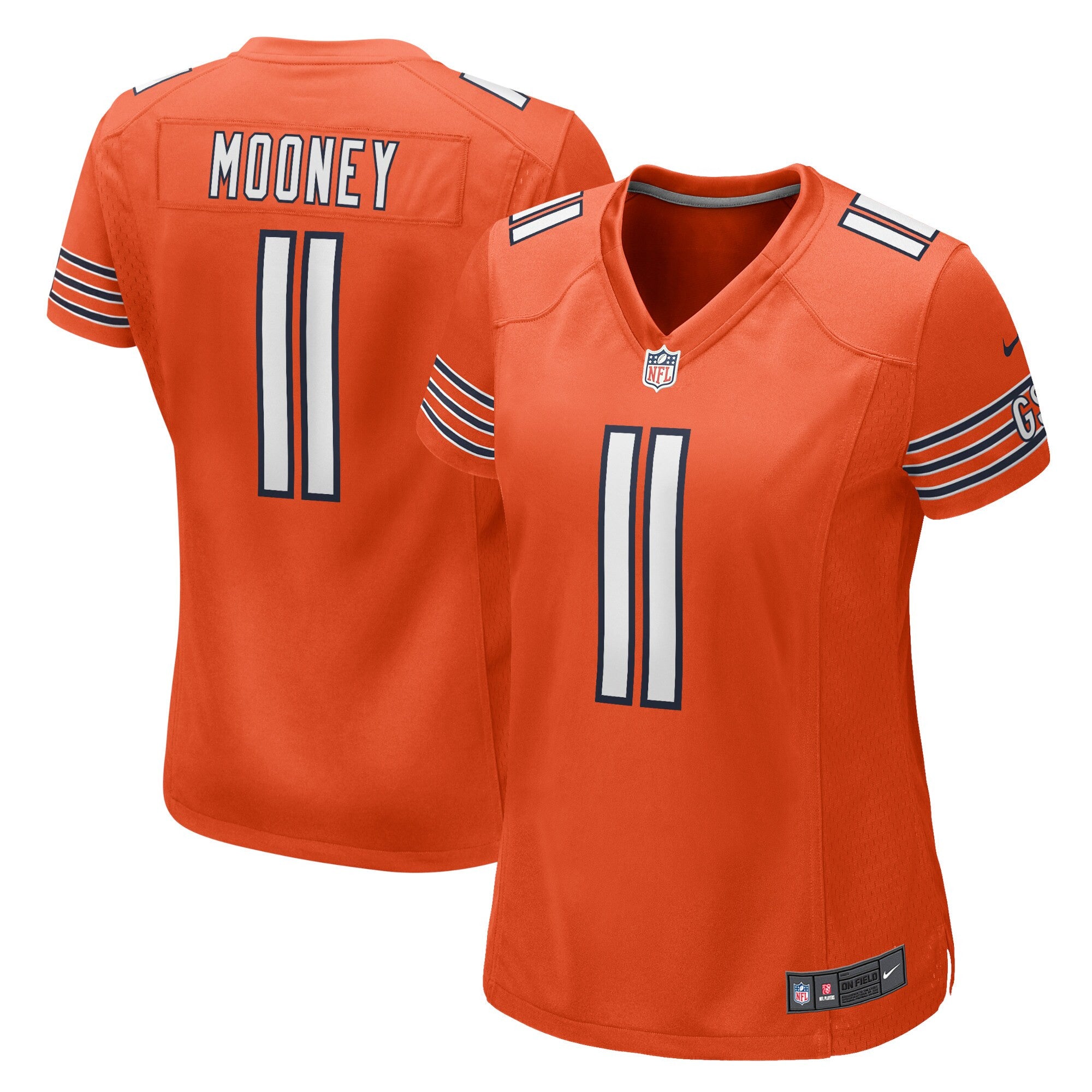 Darnell Mooney Chicago Bears orange Game jersey