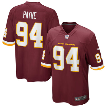 Daron Payne Washington Washington Commanders burgundy Game jersey