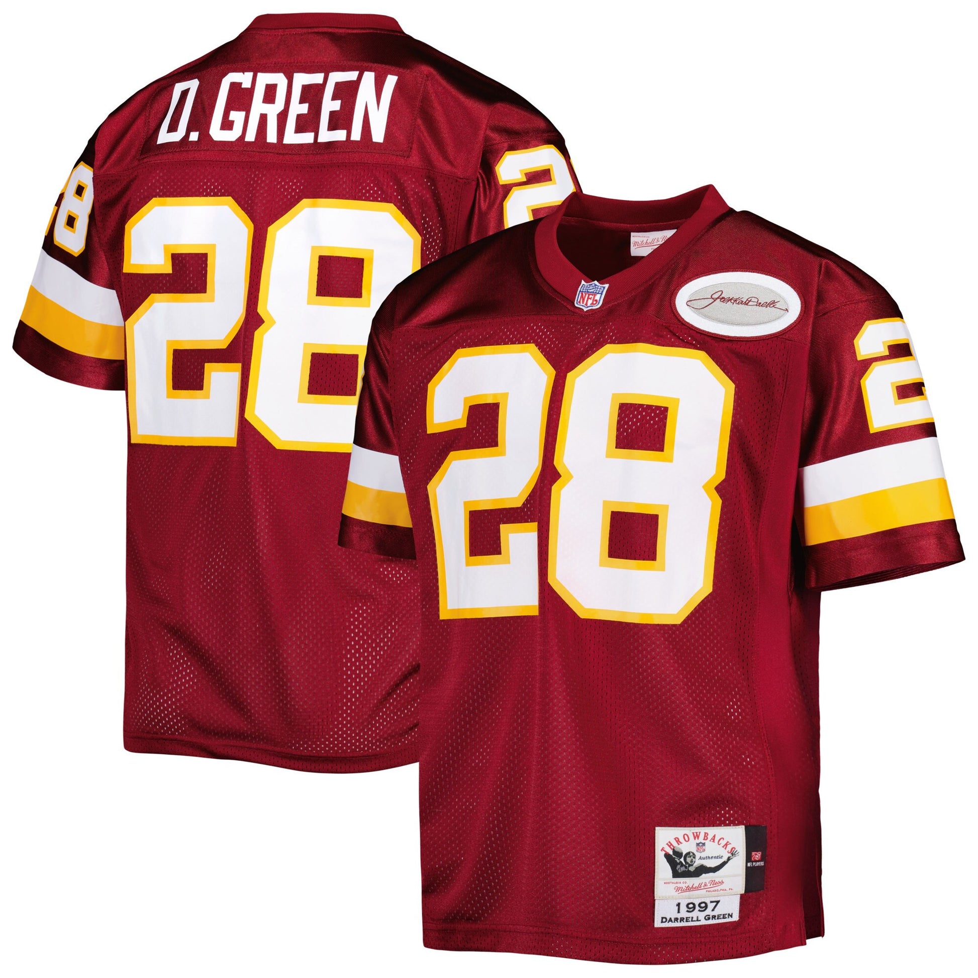 Darrell Green Washington Commanders burgundy Throwback jersey