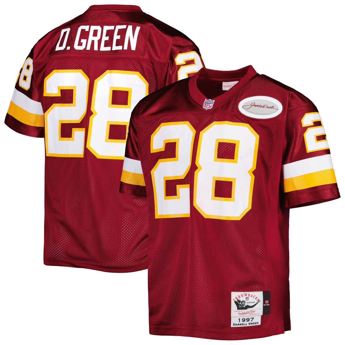 Darrell Green Washington Commanders burgundy Throwback jersey