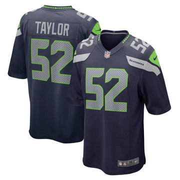 Darrell Taylor College Seattle Seahawks navy jersey