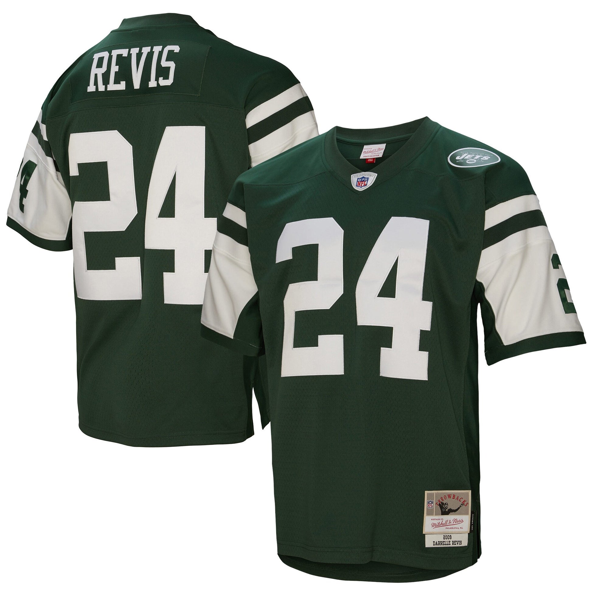 Darrelle Revis New York Jets green jersey