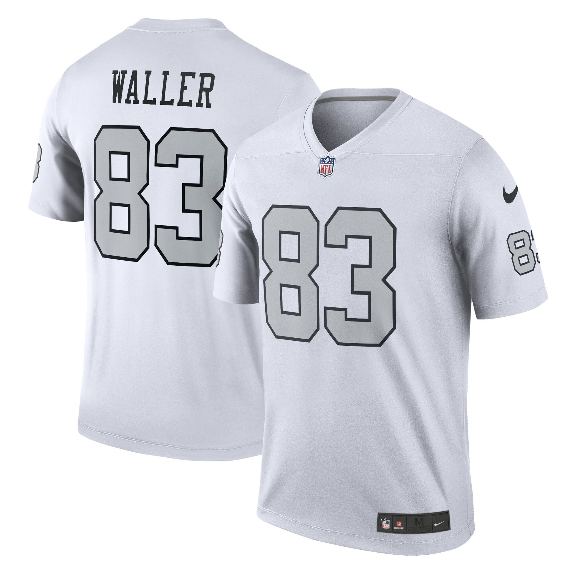 Darren Waller Las Vegas Raiders white Legend jersey