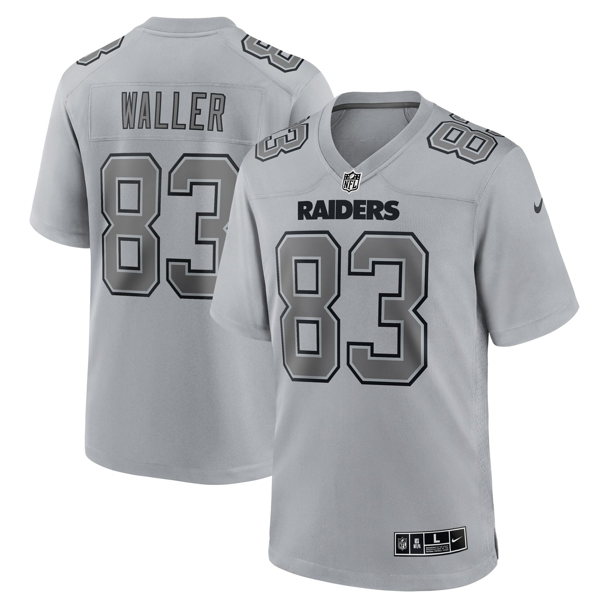 Darren Waller Atmosphere Las Vegas Raiders gray Fashion jersey