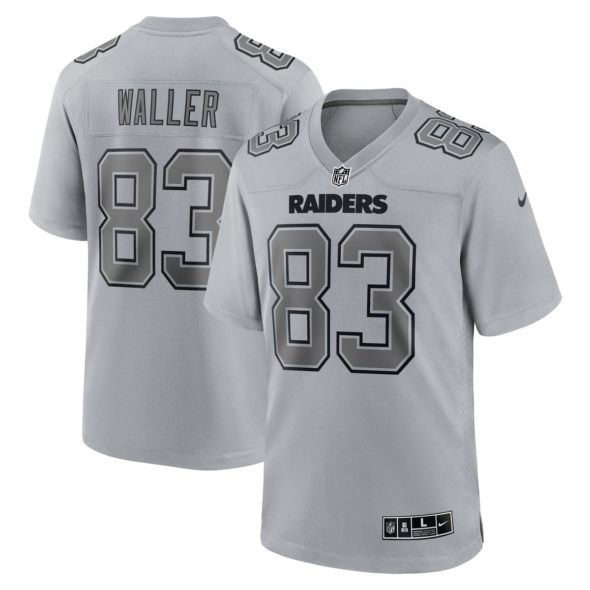 Darren Waller Atmosphere Las Vegas Raiders gray Fashion jersey