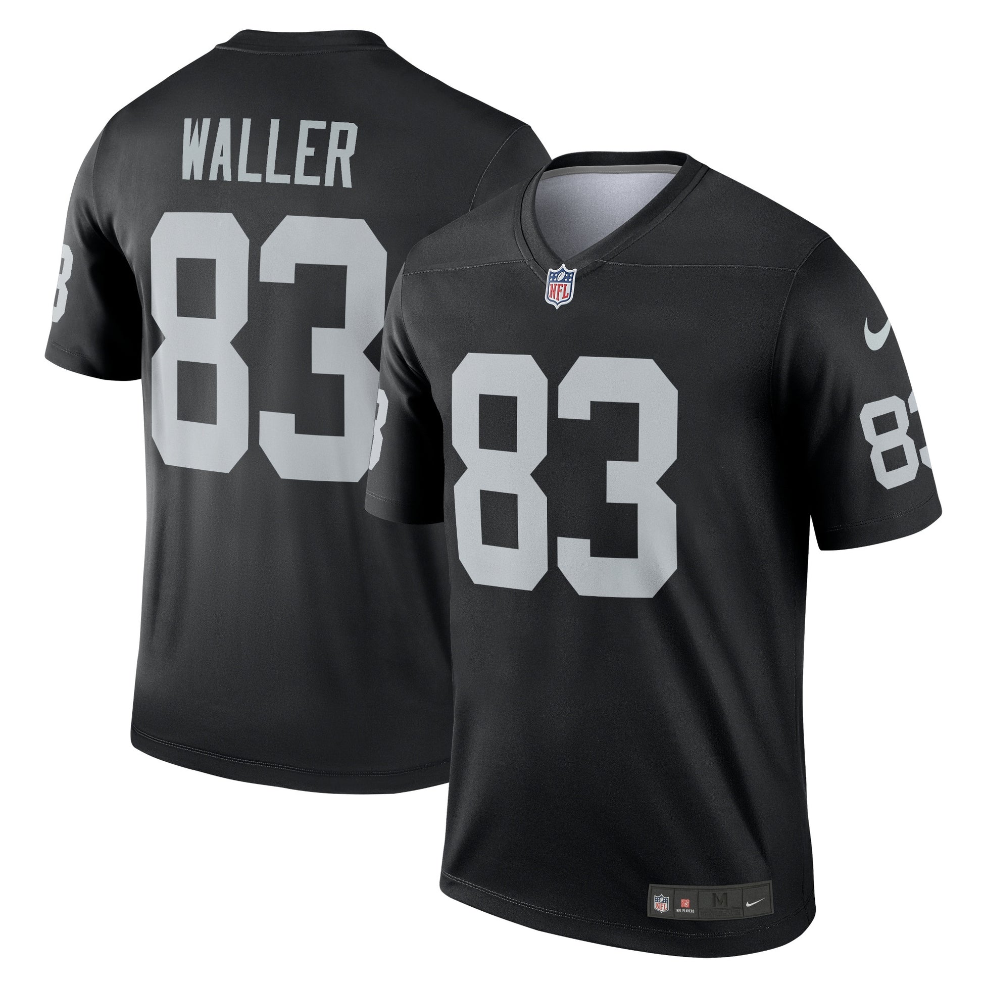Darren Waller Las Vegas Raiders black Legend jersey