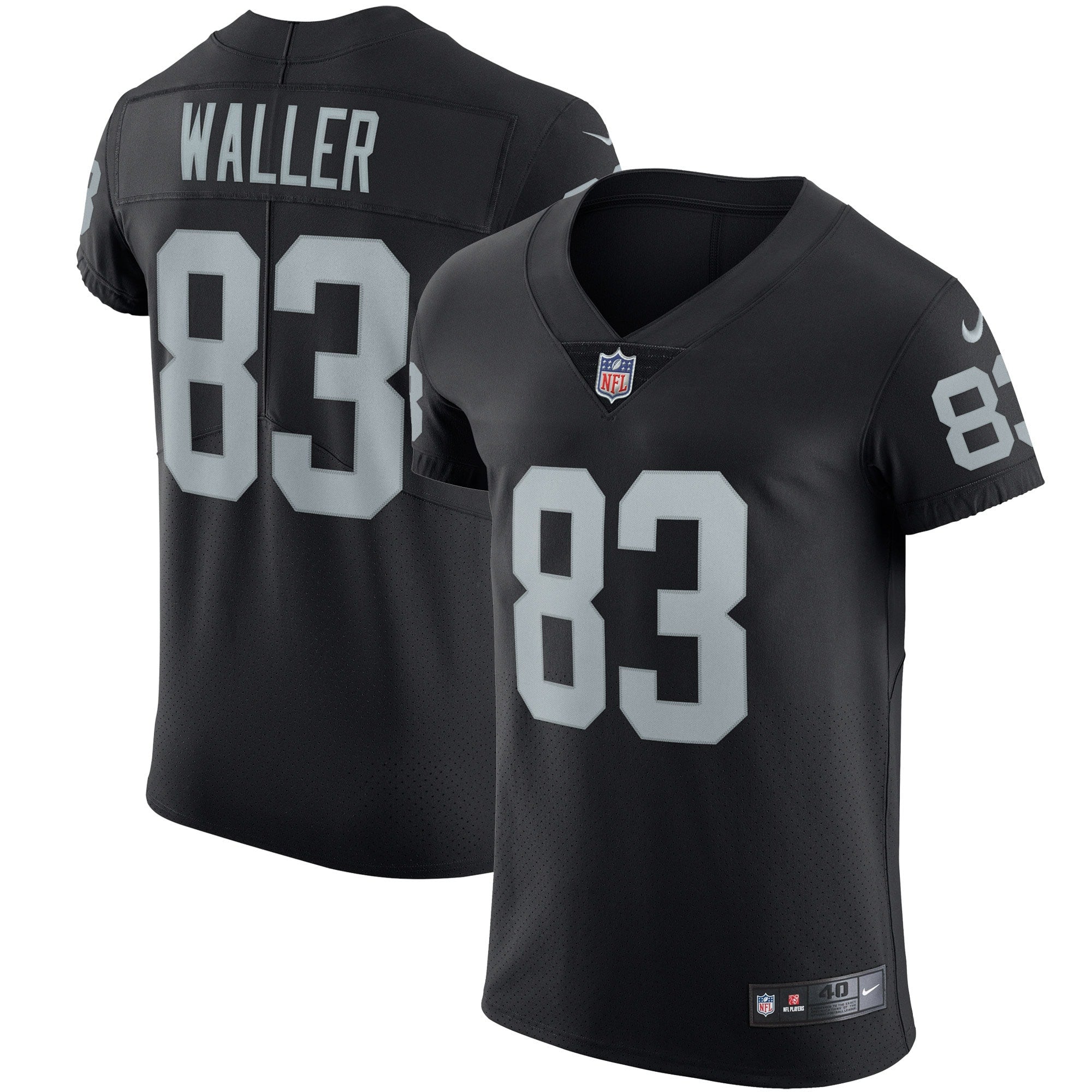 Darren Waller Las Vegas Raiders black Vapor jersey
