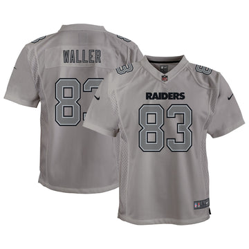 Darren Waller Atmosphere Las Vegas Raiders gray jersey