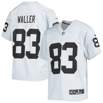 Darren Waller Las Vegas Raiders silver jersey