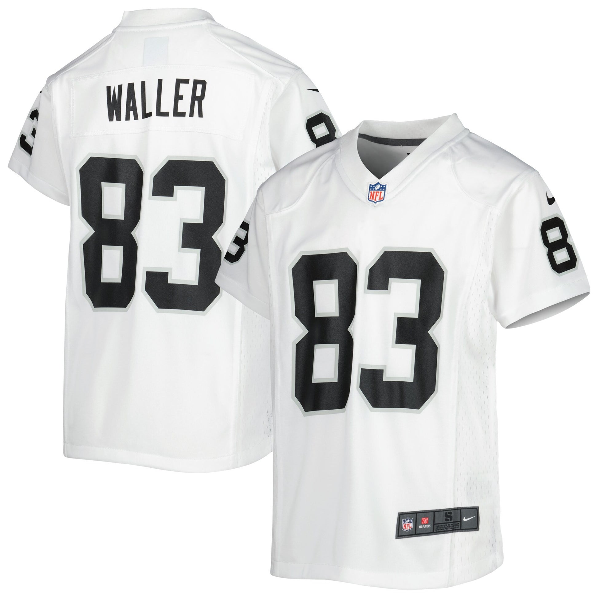 Darren Waller Las Vegas Raiders white jersey