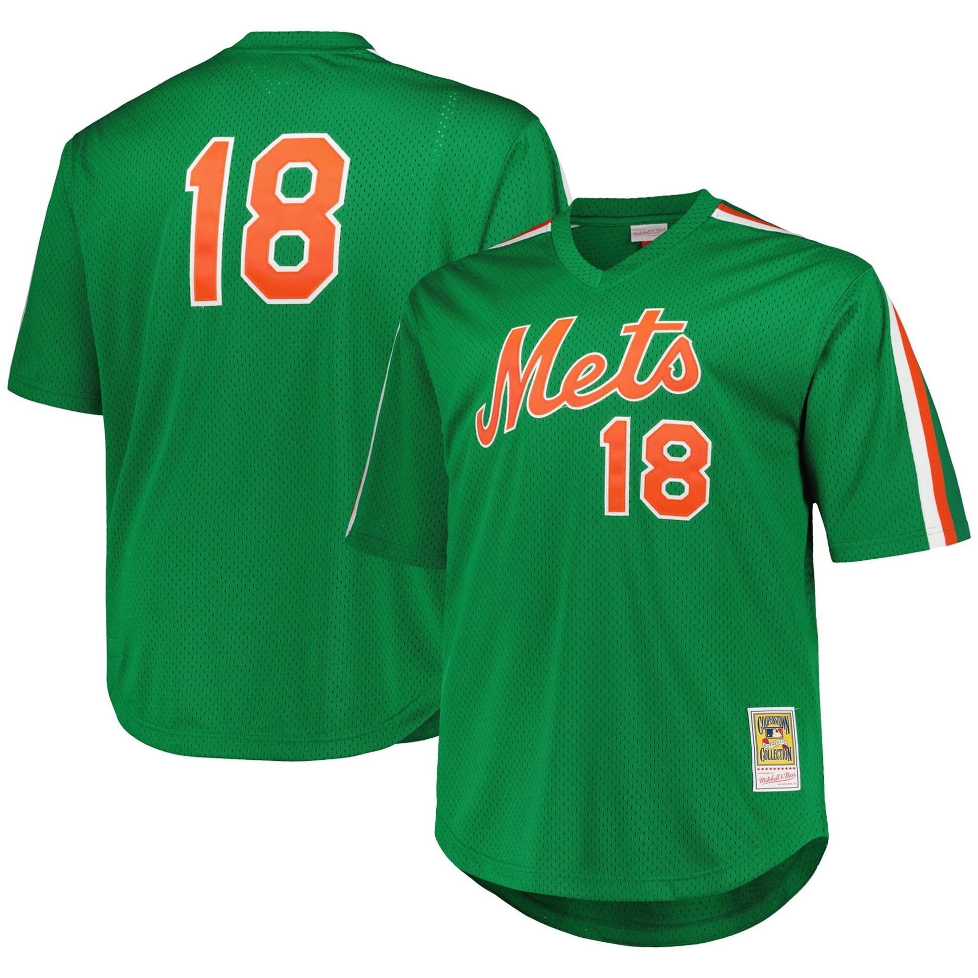 Darryl Strawberry New York Mets green Cooperstown jersey