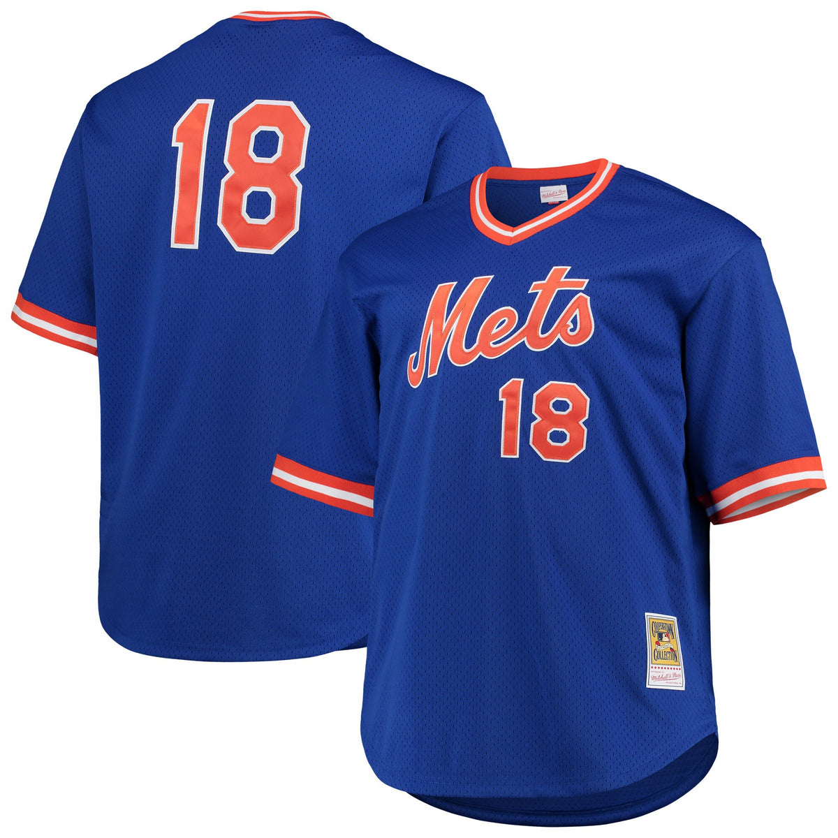 Darryl Strawberry New York Mets royal Cooperstown jersey