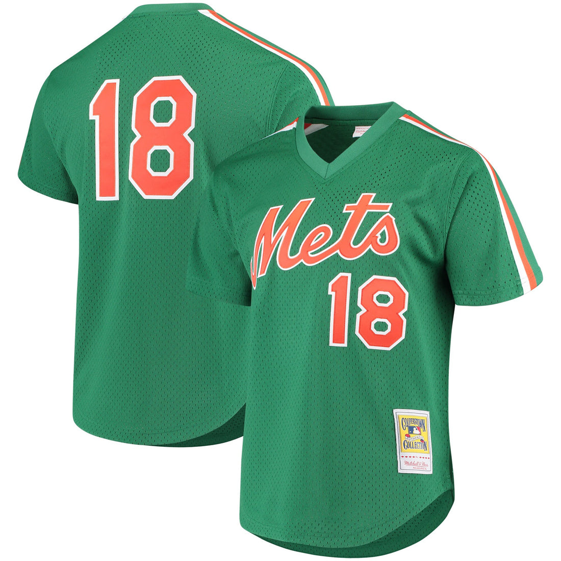 Darryl Strawberry New York Mets green Cooperstown jersey