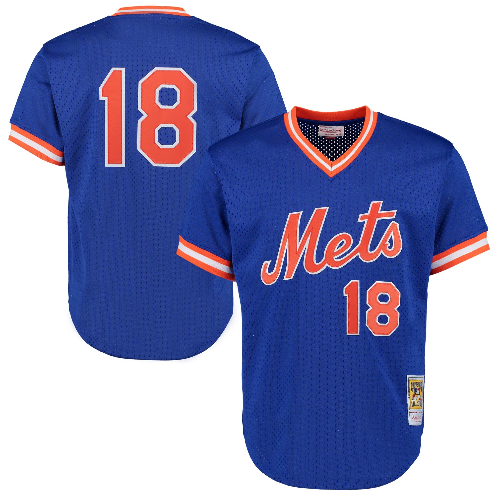 Darryl Strawberry New York Mets royal Cooperstown jersey