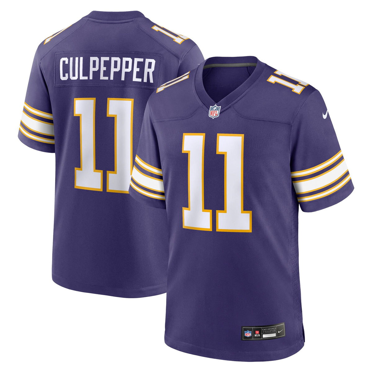 Daunte Culpepper Minnesota Vikings purple Classic jersey