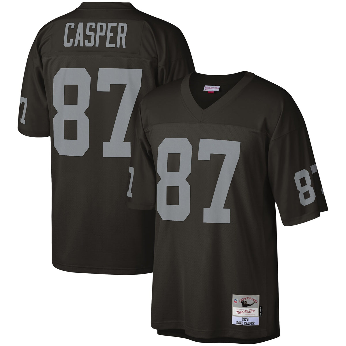 Dave Casper Las Vegas Raiders black jersey