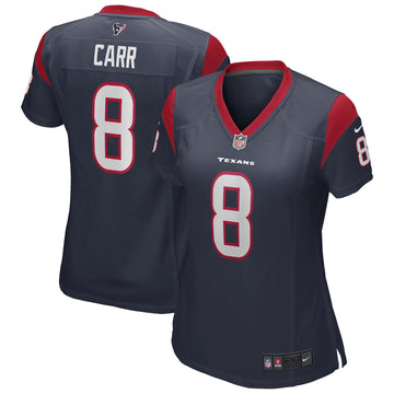 David Carr Houston Texans navy Game jersey