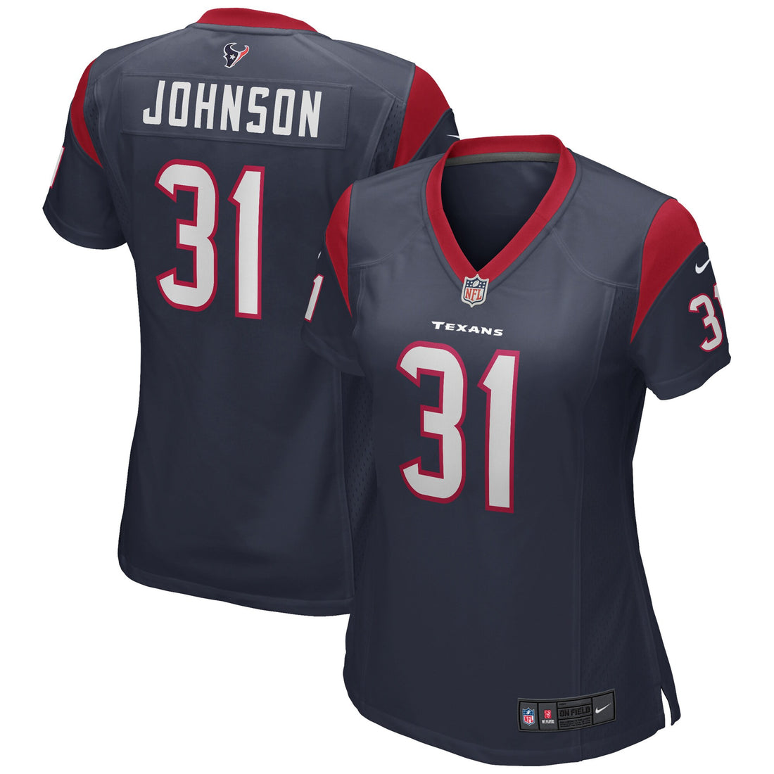 David Johnson Houston Texans navy Game jersey