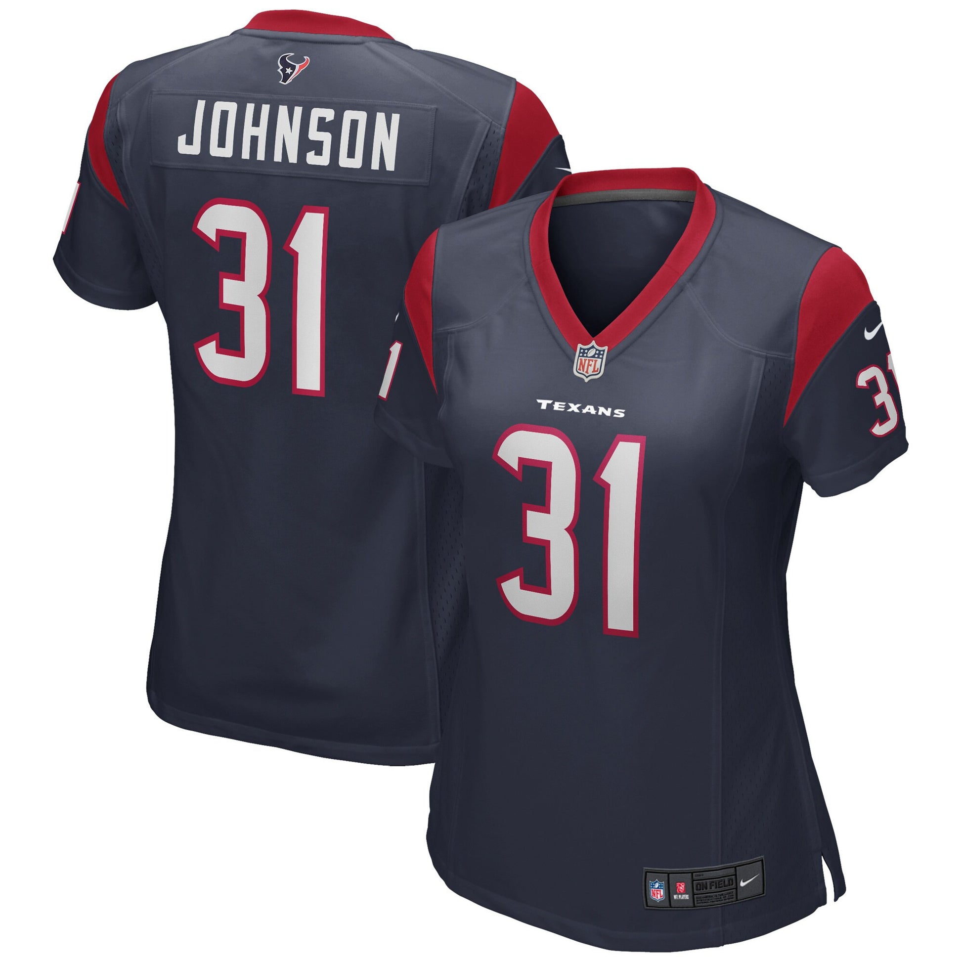 David Johnson Houston Texans navy Game jersey