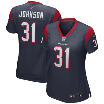 David Johnson Houston Texans navy Game jersey