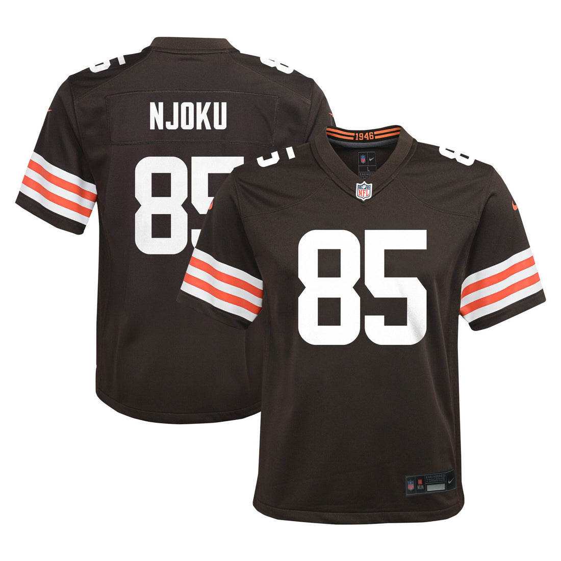 David Njoku Cleveland Browns brown jersey