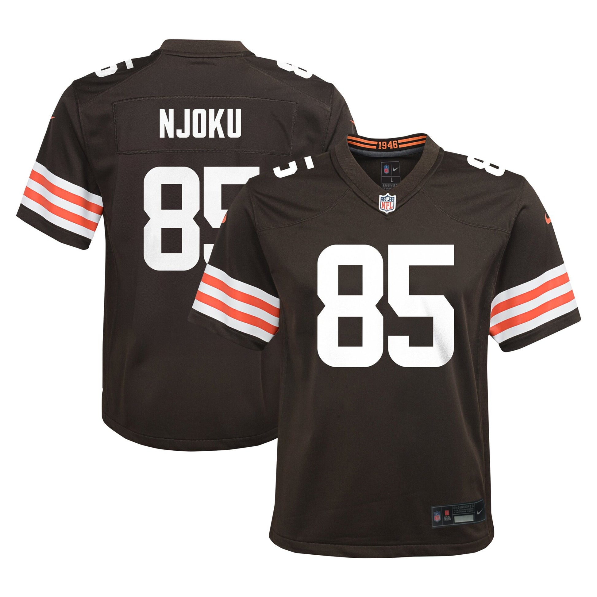David Njoku Cleveland Browns brown jersey