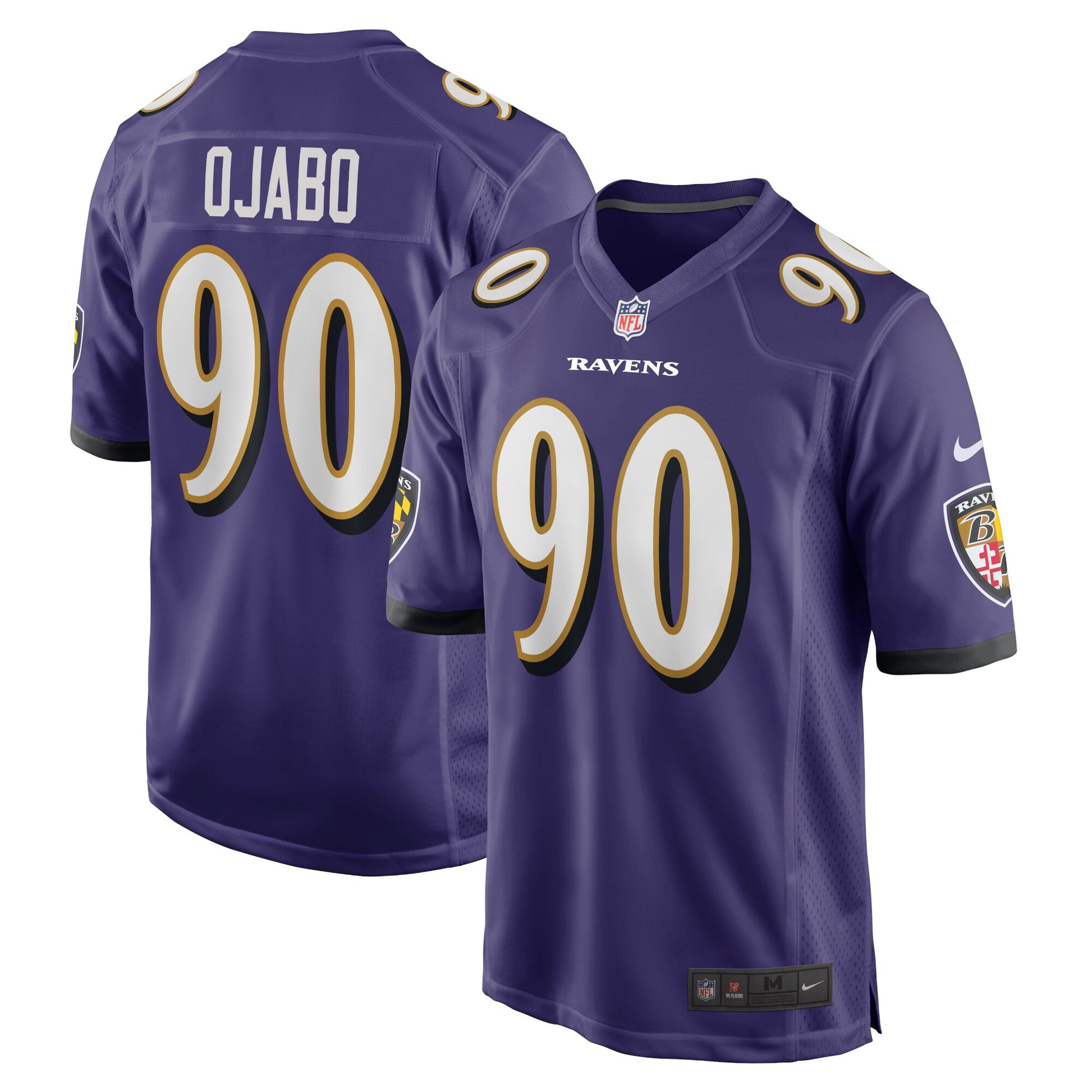 David Ojabo Baltimore Ravens purple jersey