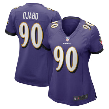 David Ojabo Baltimore Ravens purple Game jersey