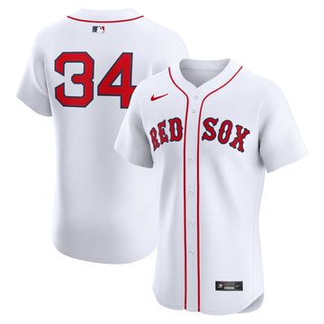 David Ortiz Boston Red Sox white Elite jersey
