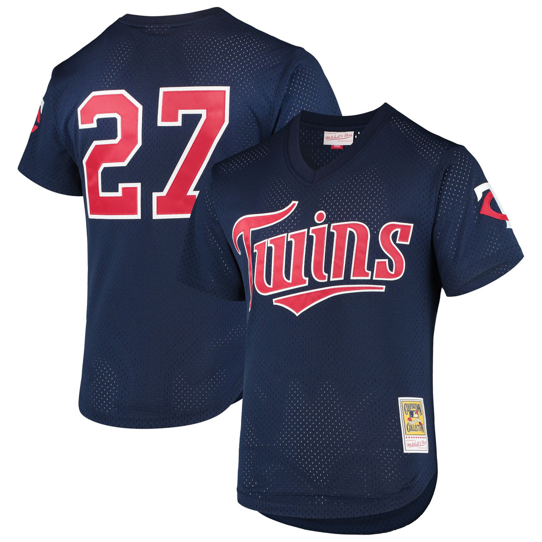 David Ortiz Minnesota Twins navy Cooperstown jersey