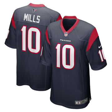 Davis Mills Houston Texans navy jersey