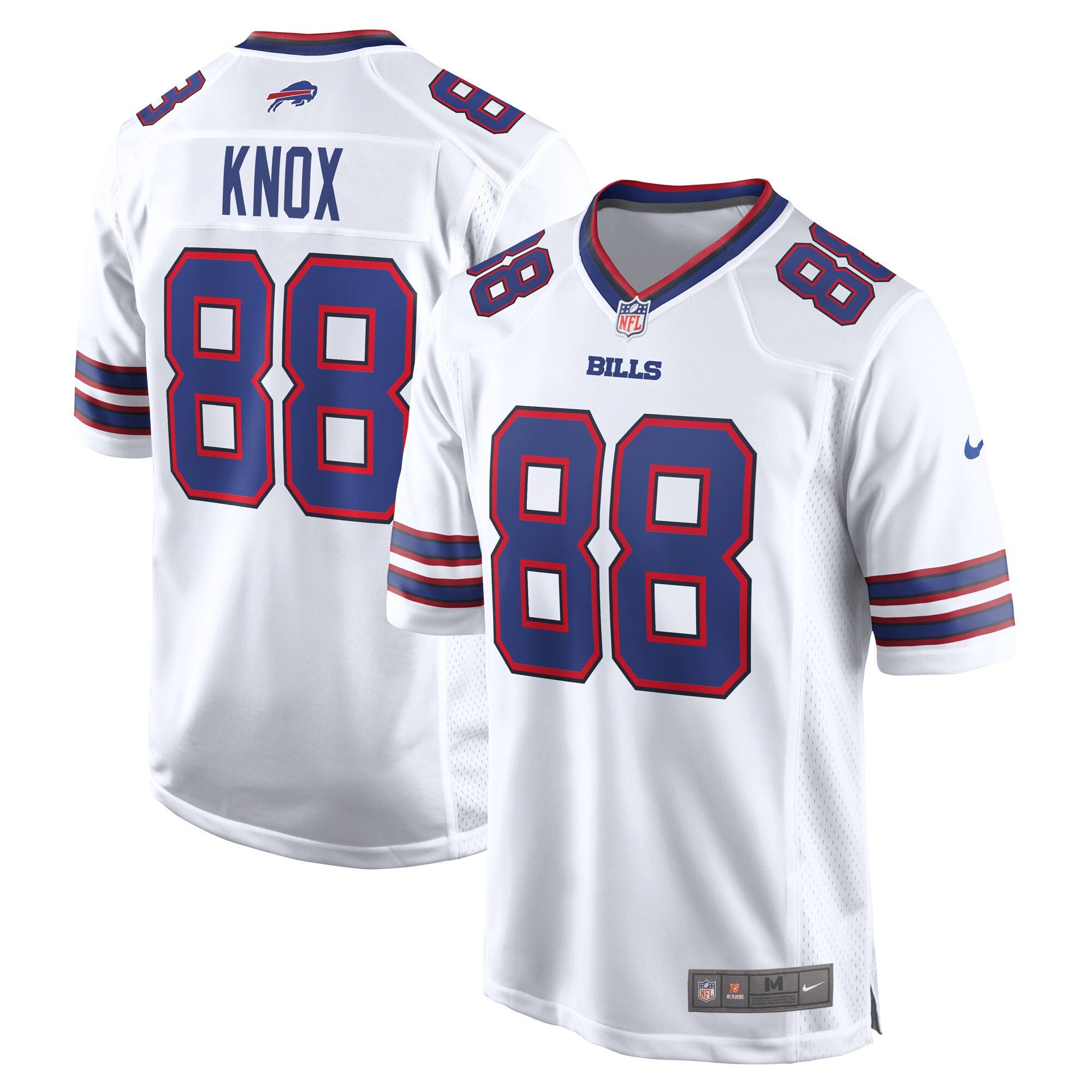 Dawson Knox Buffalo Bills white Game jersey