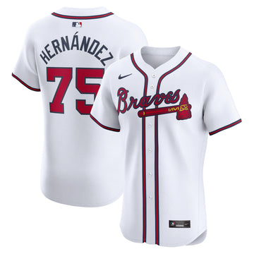 Daysbel Hernandez Atlanta Braves white Elite jersey