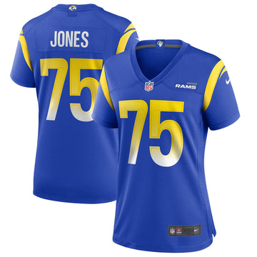 Deacon Jones Los Angeles Rams royal Game jersey