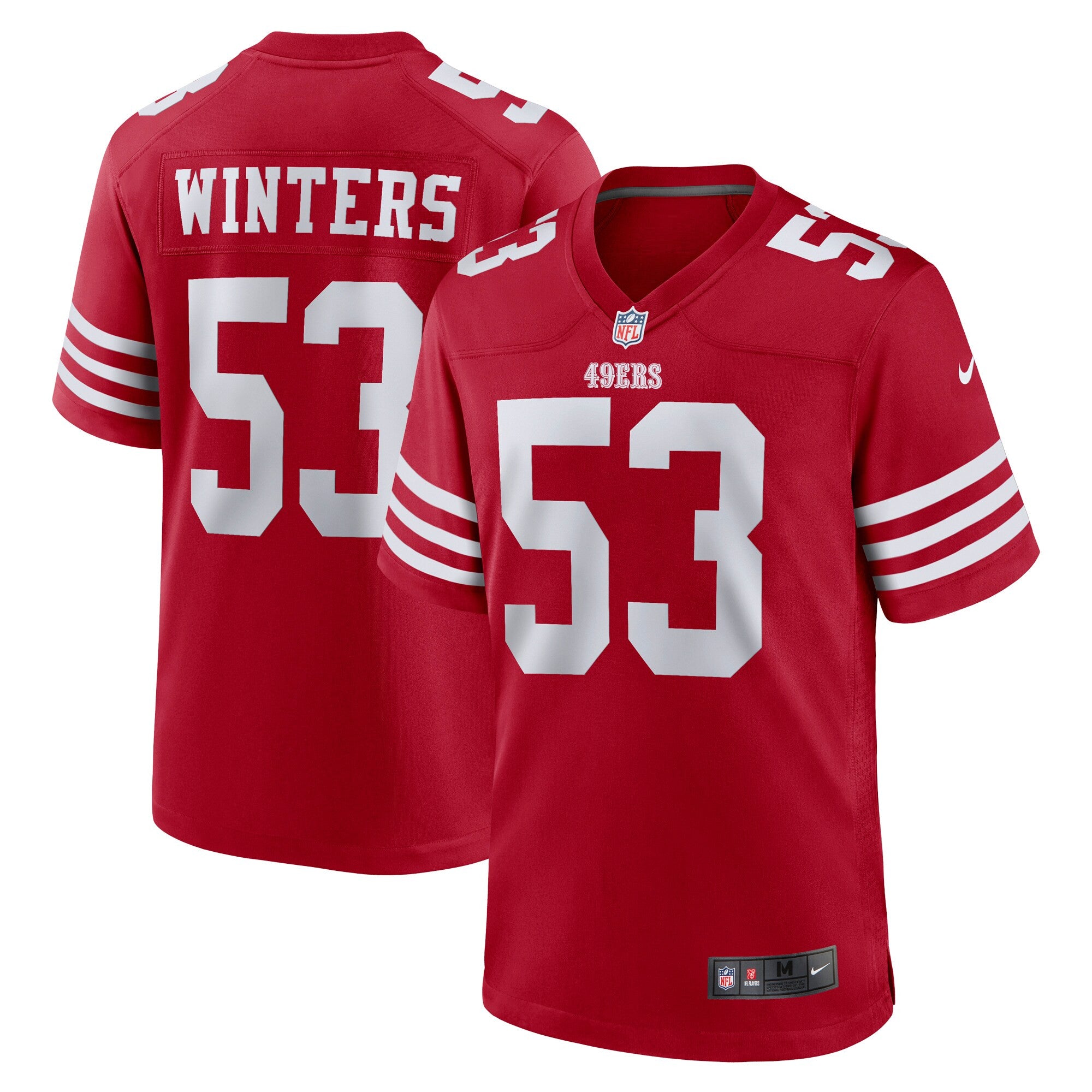 Dee Winters San Francisco 49ers scarlet jersey